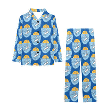 Load image into Gallery viewer, Big Boys' V-Neck Long Pajama Set