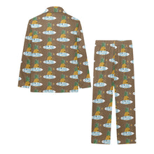 Load image into Gallery viewer, Big Boys' V-Neck Long Pajama Set