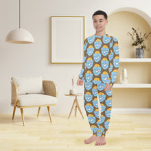 Load image into Gallery viewer, Big Boys' Crew Neck Long Pajama Set