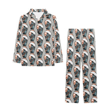 Load image into Gallery viewer, Big Girls' V-Neck Long Pajama Set