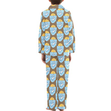 Load image into Gallery viewer, Big Boys' V-Neck Long Pajama Set