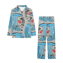 Load image into Gallery viewer, Big Girls' V-Neck Long Pajama Set