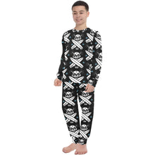 Load image into Gallery viewer, Big Boys' Crew Neck Long Pajama Set