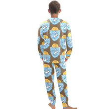 Load image into Gallery viewer, Big Boys' Crew Neck Long Pajama Set