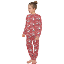Load image into Gallery viewer, Big Girls' Crew Neck Long Pajama Set