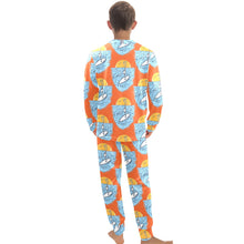 Load image into Gallery viewer, Big Boys' Crew Neck Long Pajama Set