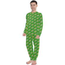 Load image into Gallery viewer, Big Boys' Crew Neck Long Pajama Set