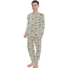 Load image into Gallery viewer, Big Boys' Crew Neck Long Pajama Set