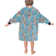 Load image into Gallery viewer, Blanket Hoodie for Kids