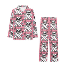 Load image into Gallery viewer, Big Girls' V-Neck Long Pajama Set