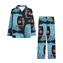 Load image into Gallery viewer, Big Girls' V-Neck Long Pajama Set