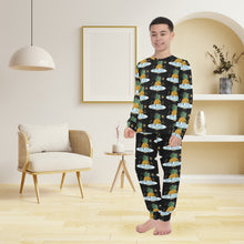 Load image into Gallery viewer, Big Boys' Crew Neck Long Pajama Set