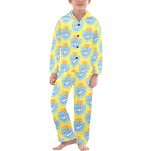 Load image into Gallery viewer, Big Boys' V-Neck Long Pajama Set