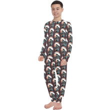 Load image into Gallery viewer, Big Boys' Crew Neck Long Pajama Set