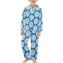 Load image into Gallery viewer, Big Boys' V-Neck Long Pajama Set