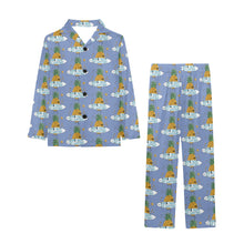Load image into Gallery viewer, Big Boys' V-Neck Long Pajama Set