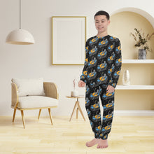 Load image into Gallery viewer, Big Boys' Crew Neck Long Pajama Set