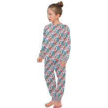 Load image into Gallery viewer, Big Girls' Crew Neck Long Pajama Set