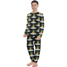 Load image into Gallery viewer, Big Boys' Crew Neck Long Pajama Set
