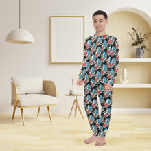 Load image into Gallery viewer, Big Boys' Crew Neck Long Pajama Set
