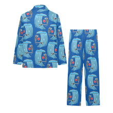 Load image into Gallery viewer, Big Girls' V-Neck Long Pajama Set