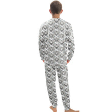 Load image into Gallery viewer, Big Boys' Crew Neck Long Pajama Set