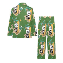 Load image into Gallery viewer, Big Girls' V-Neck Long Pajama Set