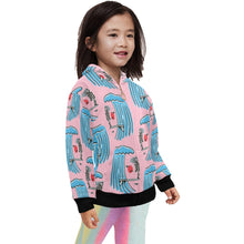Load image into Gallery viewer, Little Girls' Zip Up Hoodie