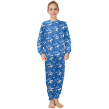 Load image into Gallery viewer, Big Girls' Crew Neck Long Pajama Set