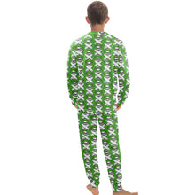 Load image into Gallery viewer, Big Boys' Crew Neck Long Pajama Set