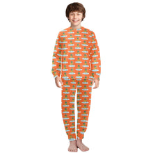 Load image into Gallery viewer, Big Boys' Crew Neck Long Pajama Set