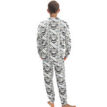 Load image into Gallery viewer, Big Boys' Crew Neck Long Pajama Set