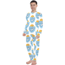 Load image into Gallery viewer, Big Boys' Crew Neck Long Pajama Set