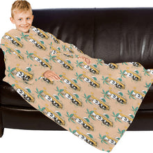 Load image into Gallery viewer, Blanket Robe with Sleeves for Kids