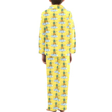 Load image into Gallery viewer, Big Boys' V-Neck Long Pajama Set