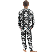Load image into Gallery viewer, Big Boys' Crew Neck Long Pajama Set