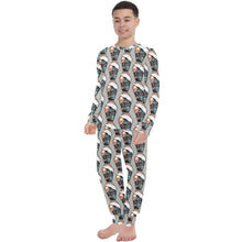 Load image into Gallery viewer, Big Boys' Crew Neck Long Pajama Set