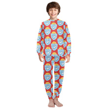 Load image into Gallery viewer, Big Boys' Crew Neck Long Pajama Set