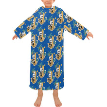 Load image into Gallery viewer, Blanket Robe with Sleeves for Kids
