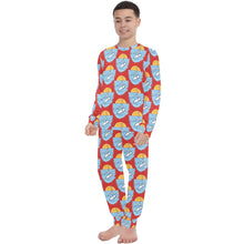 Load image into Gallery viewer, Big Boys' Crew Neck Long Pajama Set