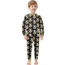 Load image into Gallery viewer, Little Boys' Crew Neck Long Pajama Set