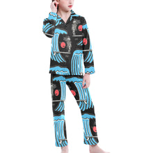 Load image into Gallery viewer, Big Girls' V-Neck Long Pajama Set