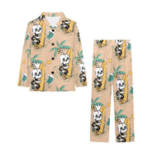 Load image into Gallery viewer, Big Girls' V-Neck Long Pajama Set