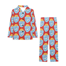 Load image into Gallery viewer, Big Boys' V-Neck Long Pajama Set