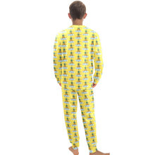 Load image into Gallery viewer, Big Boys' Crew Neck Long Pajama Set