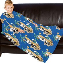 Load image into Gallery viewer, Blanket Robe with Sleeves for Kids