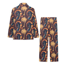 Load image into Gallery viewer, Big Girls' V-Neck Long Pajama Set