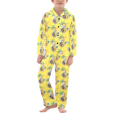 Load image into Gallery viewer, Big Boys' V-Neck Long Pajama Set