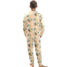 Load image into Gallery viewer, Big Boys' Crew Neck Long Pajama Set