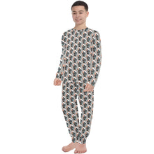 Load image into Gallery viewer, Big Boys' Crew Neck Long Pajama Set